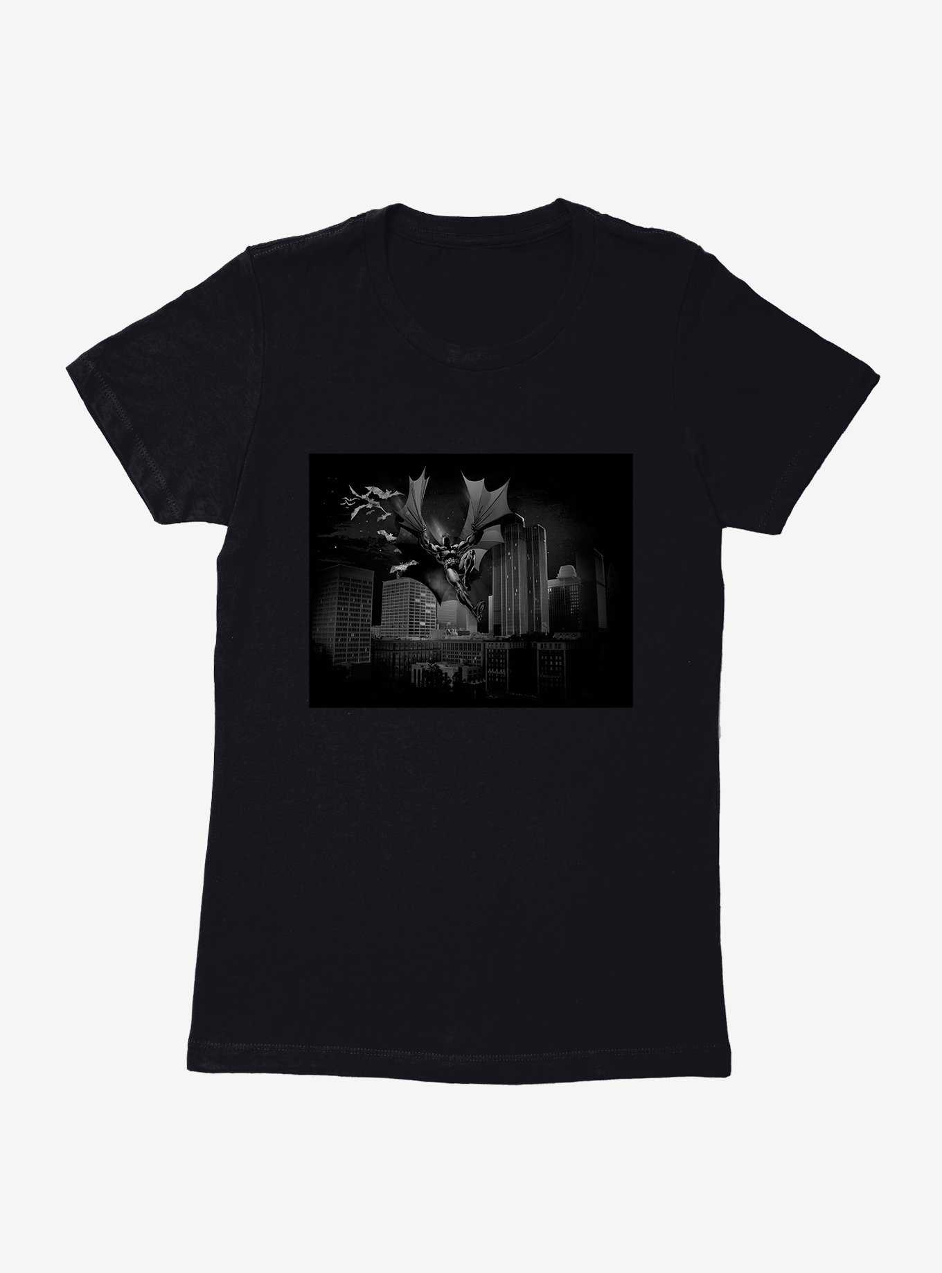 DC Comics Batman Gotham Womens Black T-Shirt, , hi-res