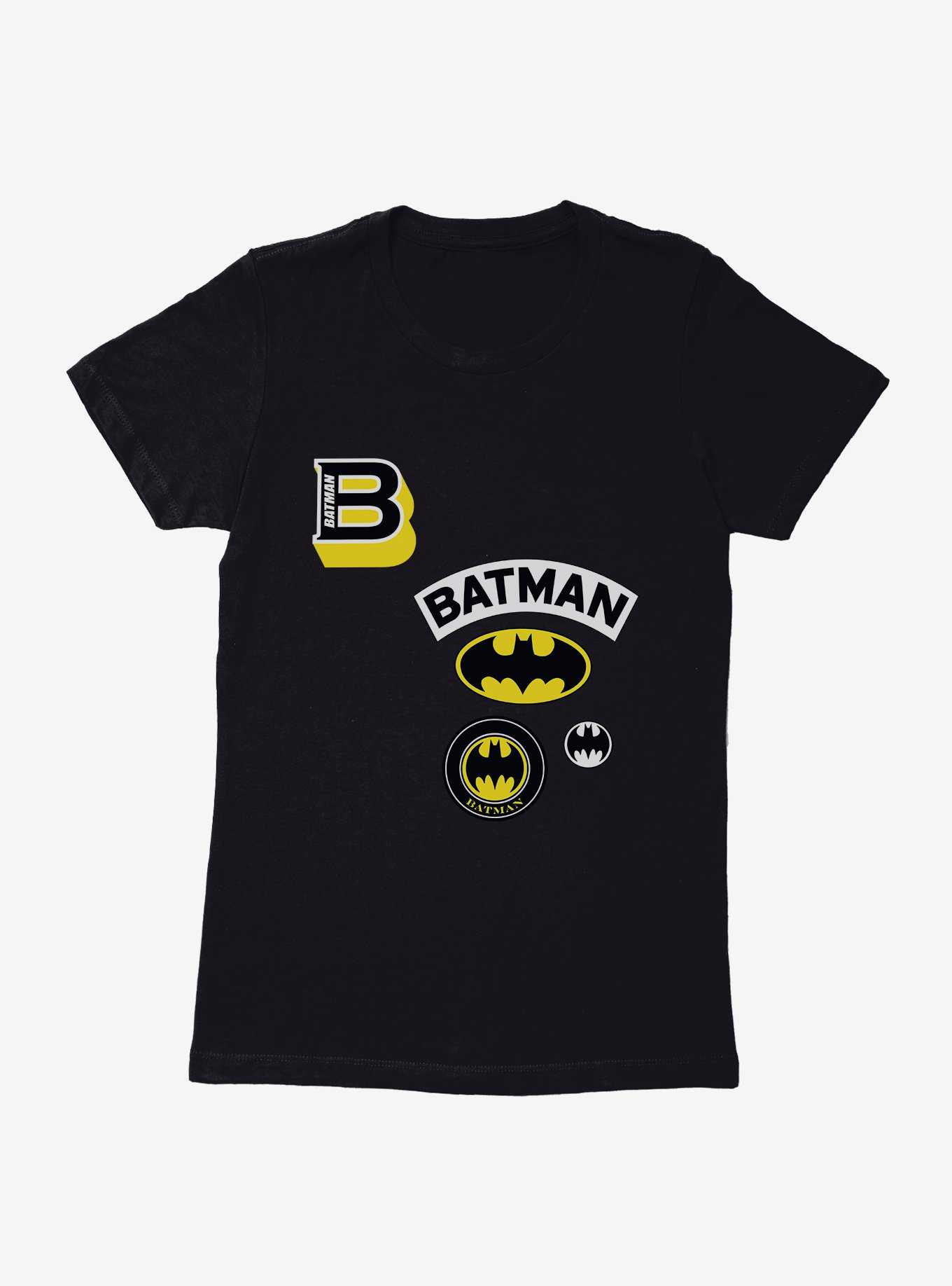 DC Comics Batman Symbols Womens Black T-Shirt, , hi-res