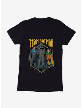 DC Comics Batman Team Batman Nightwing Robin Womens Metal Grey T-Shirt, , hi-res