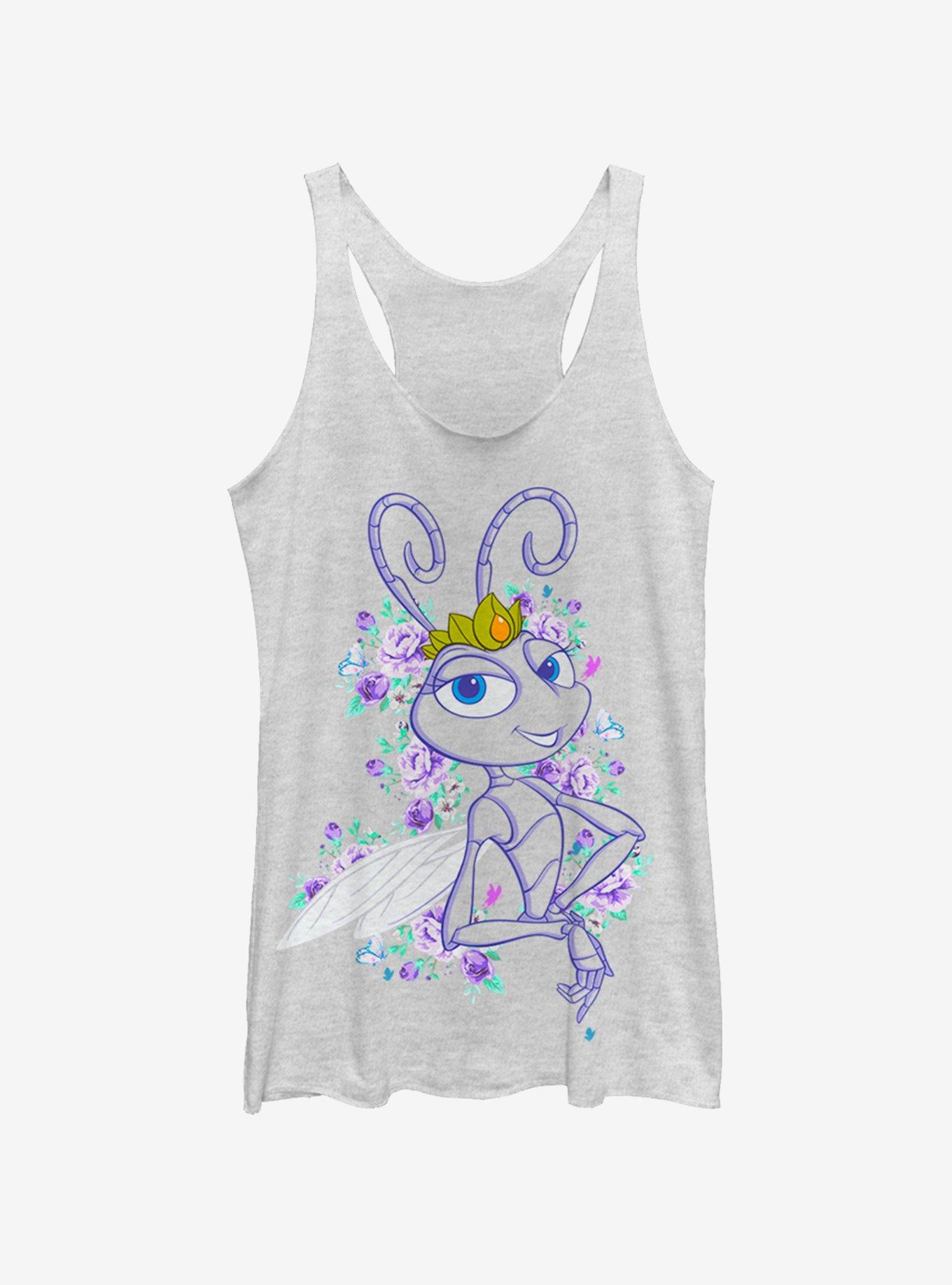 Disney Pixar A Bug's Life Atta Queen Ant Womens Tank Top, WHITE HTR, hi-res