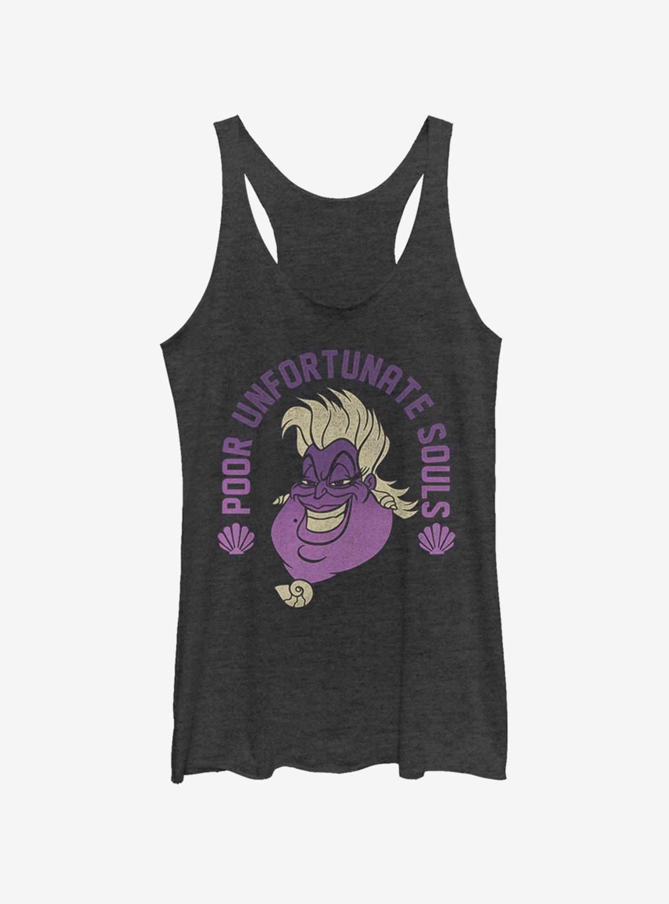 Disney Villains Ursula Poor Unfortunate Souls Womens Tank Top, BLK HTR, hi-res