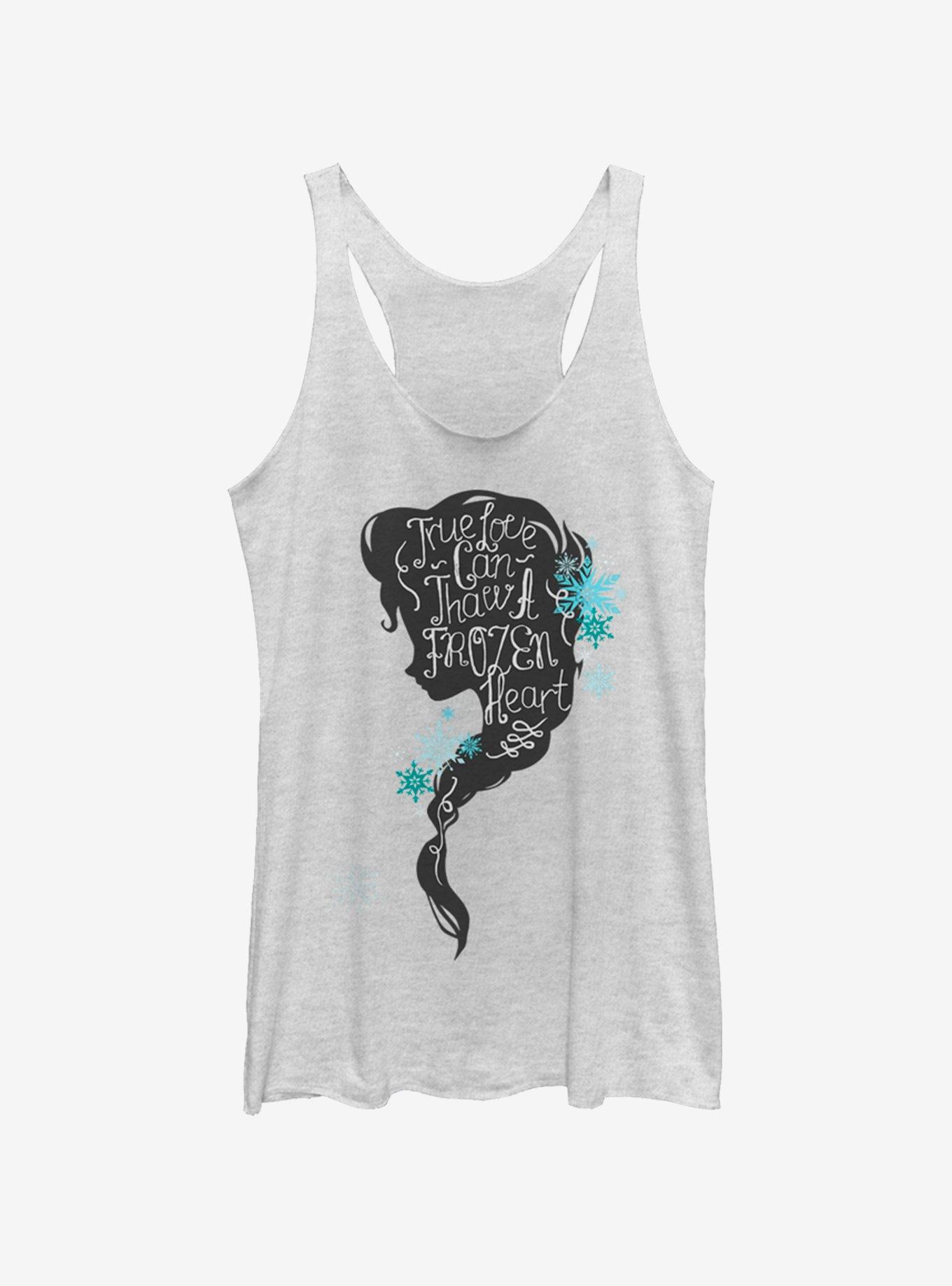 Disney Frozen True Thaw Womens Tank Top, WHITE HTR, hi-res