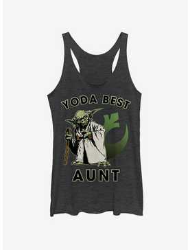 Star Wars Yoda Best Aunt Womens Tank Top, , hi-res