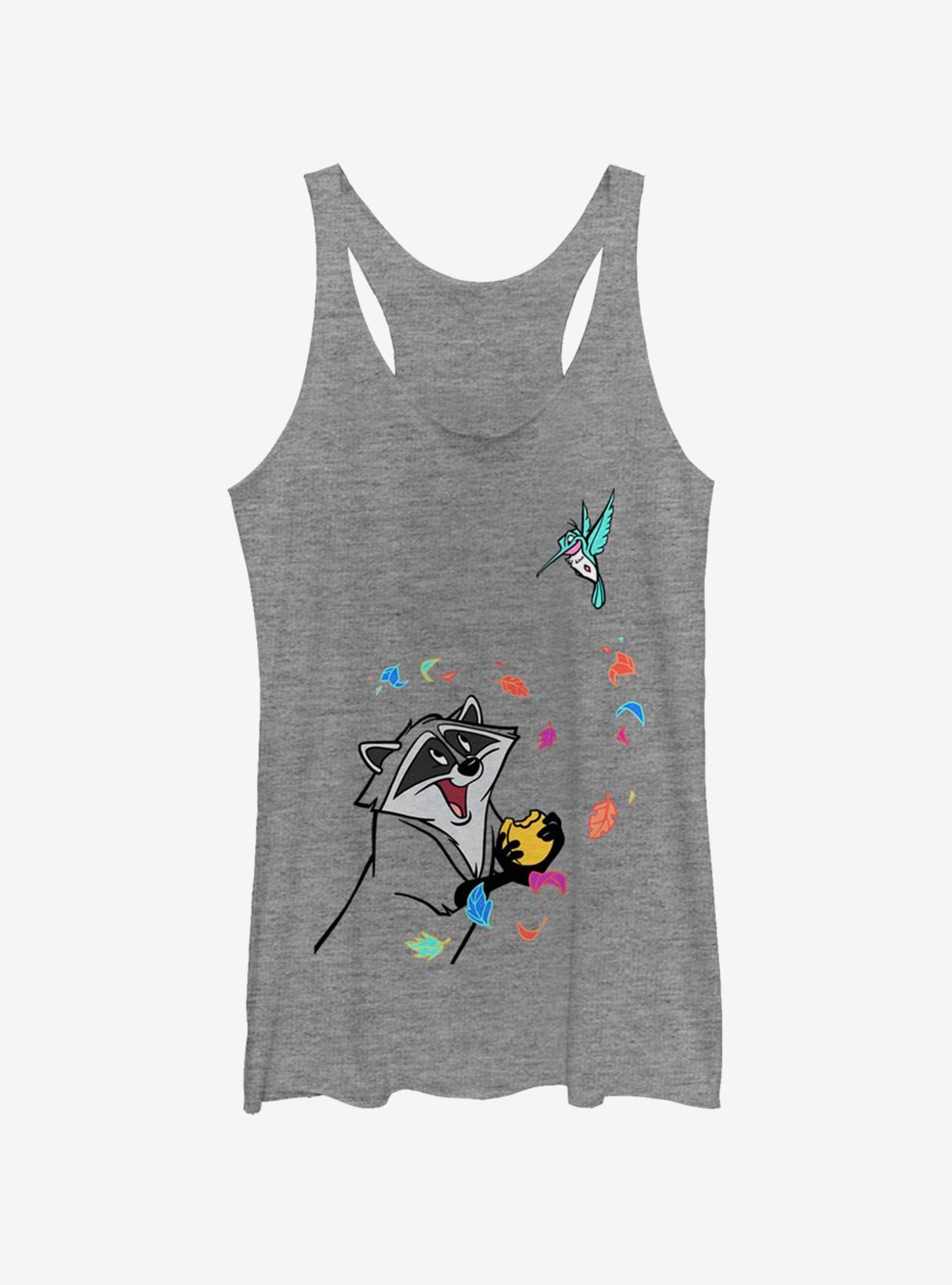 Disney Pocahontas Meeko and Flit Womens Tank Top, , hi-res