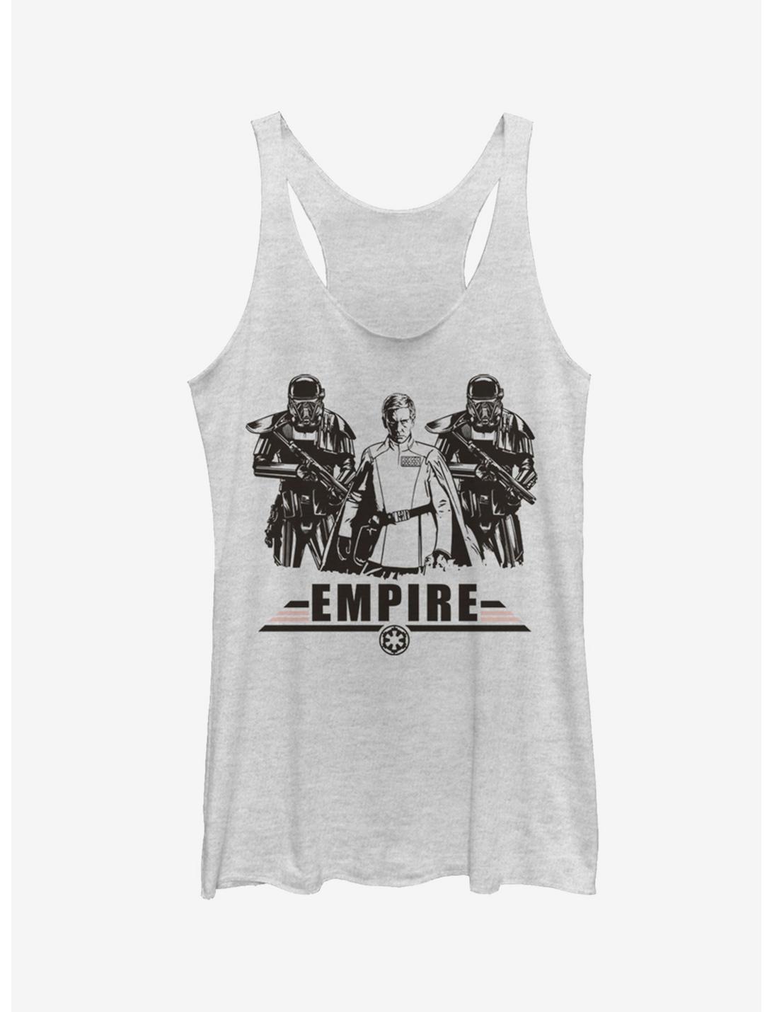 Star Wars Rogue One Empire Womens Tank Top, WHITE HTR, hi-res