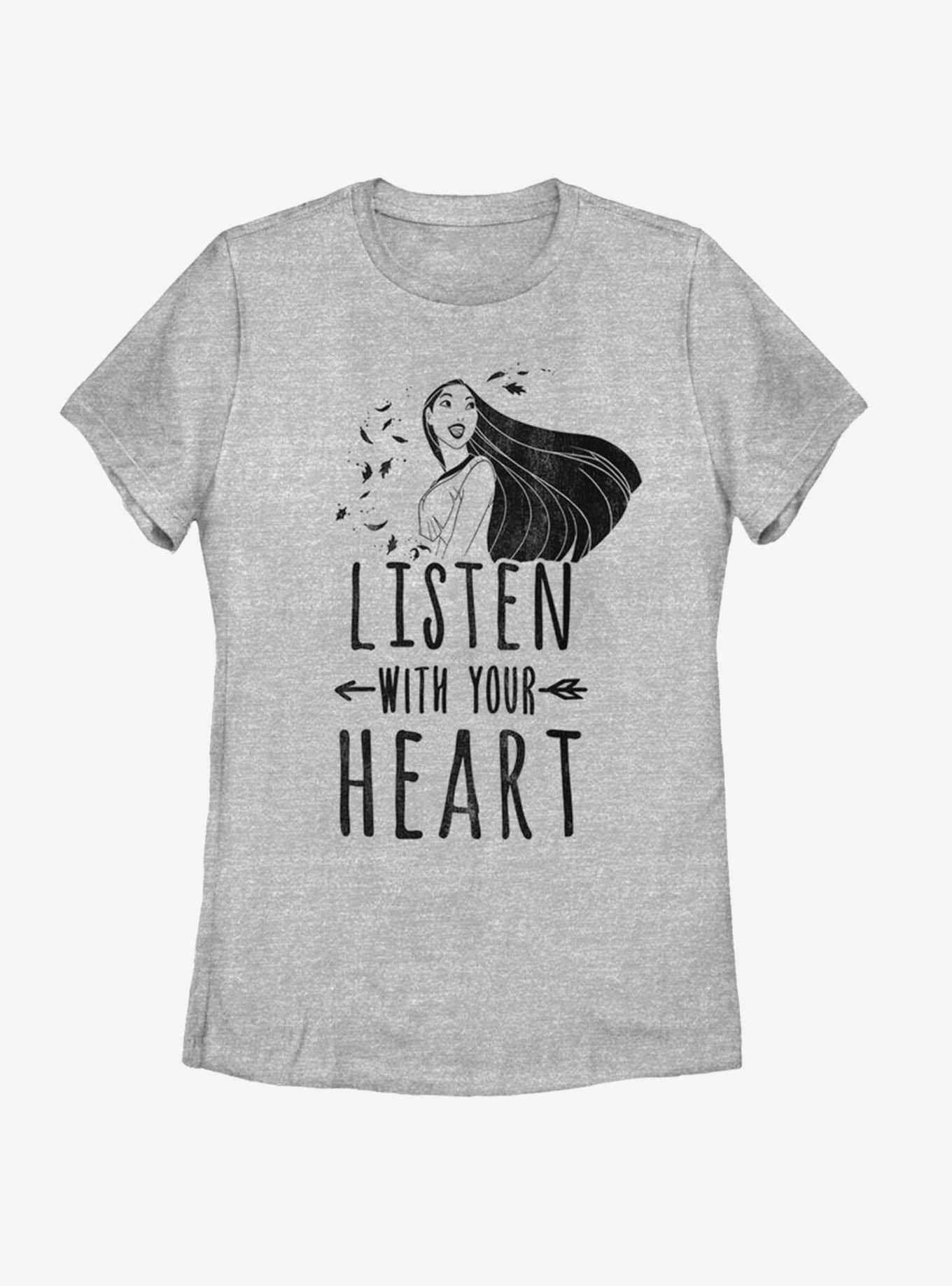 Disney Pocahontas Listen With Your Heart Pocahontas Womens T-Shirt, , hi-res