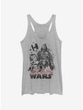 Star Wars Watercolor Boba Fett Womens Tank Top, GRAY HTR, hi-res