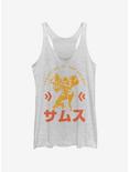 Nintendo Protector Of The Galaxy Womens Tank Top, WHITE HTR, hi-res