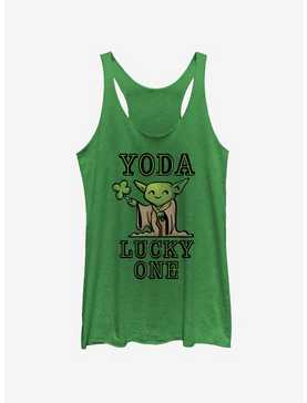 Star Wars Yoda So Lucky Womens Tank Top, , hi-res