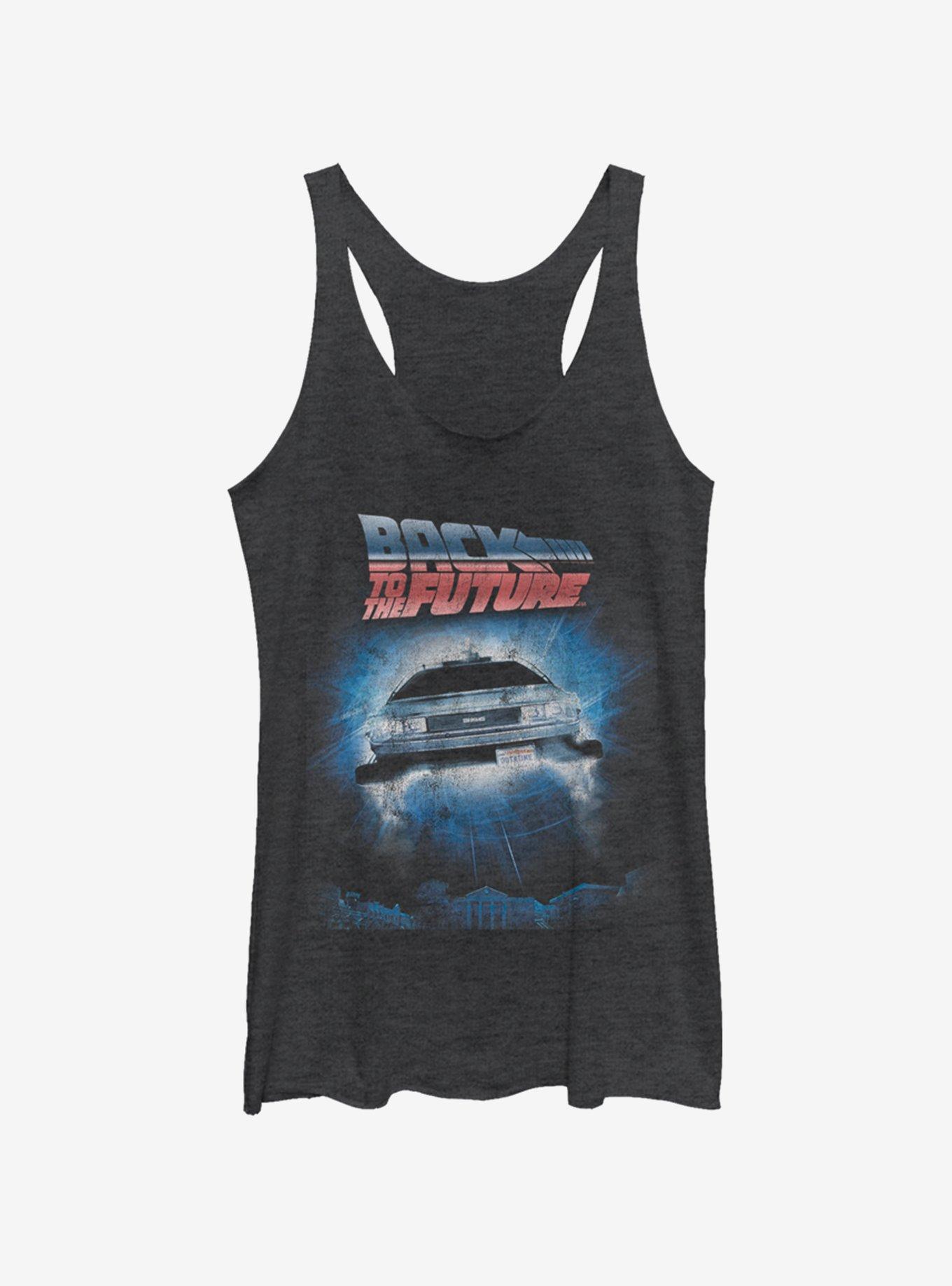 Back to the Future Future Front Womens Tank Top - BLACK | BoxLunch