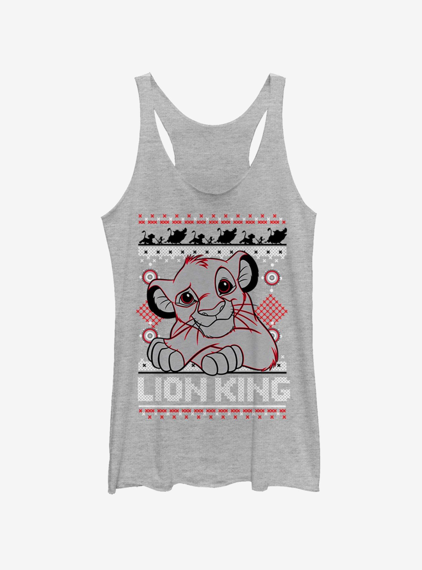 Disney The Lion King Simba Holiday Womens Tank Top, , hi-res