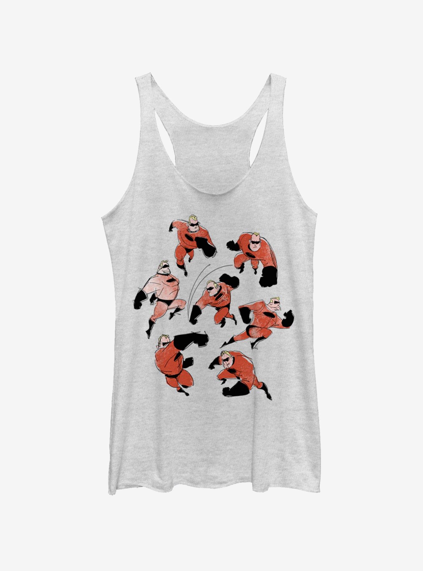 Disney Pixar Incredibles Bob Poses Womens Tank Top, , hi-res