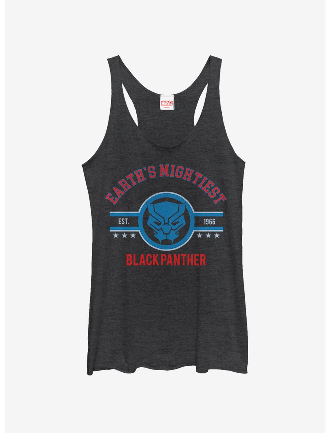 Marvel Black Panther Mighty Panther Womens Tank Top, BLK HTR, hi-res