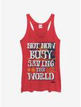 Marvel Underestimate Power Womens Tank Top, RED HTR, hi-res
