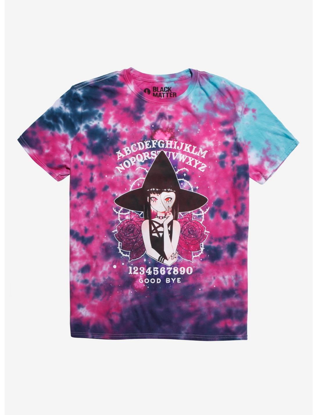 Anime Witch Tie-Dye T-Shirt Hot Topic Exclusive, MULTI, hi-res