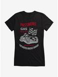 Busted Knuckle Garage Passmore Gas Racing Fuels Girls T-Shirt, BLACK, hi-res