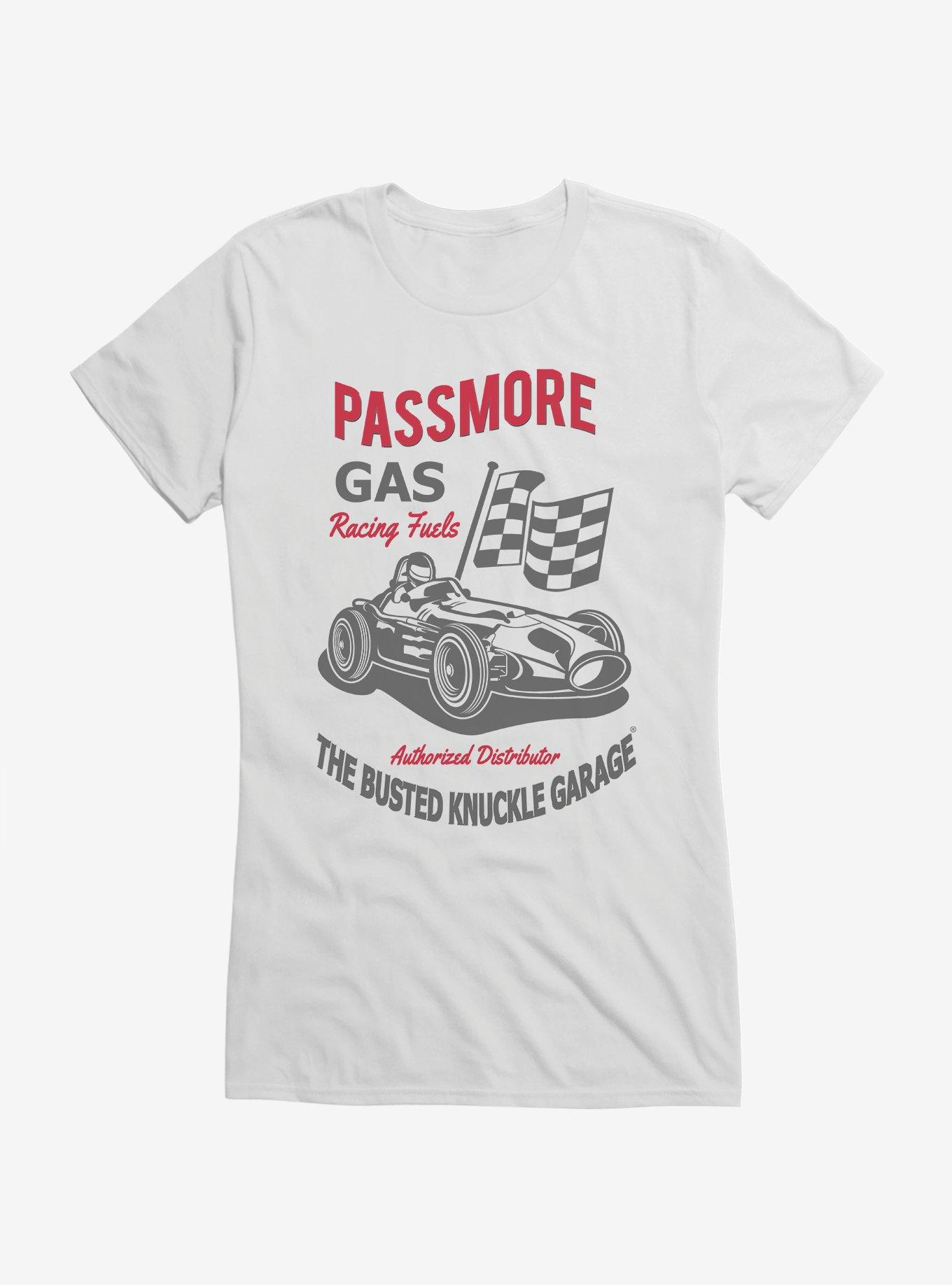 Busted Knuckle Garage Passmore Gas Racing Fuels Girls T-Shirt, , hi-res