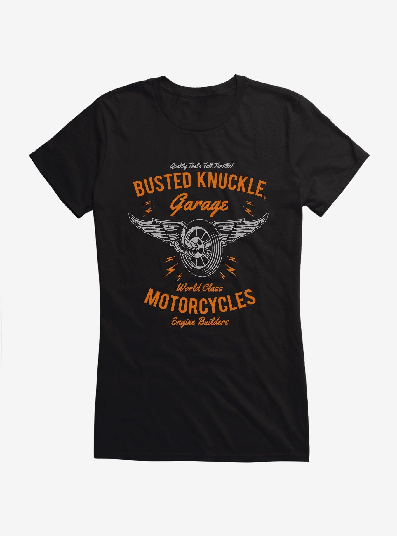 Busted Knuckle Garage World Class Motorcycles Girls TShirt Hot Topic
