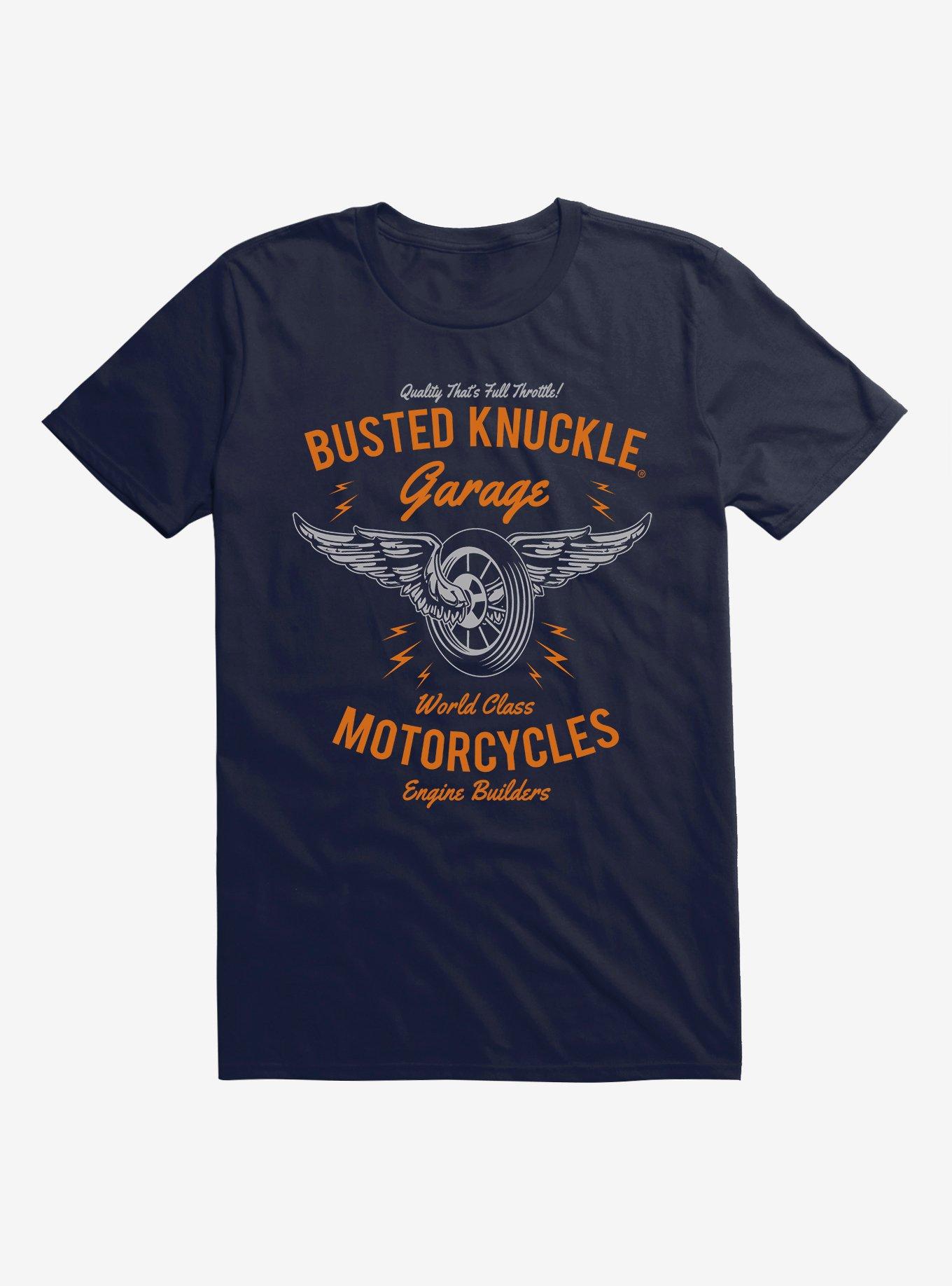 Busted Knuckle Garage World Class Motorcycles TShirt Hot Topic