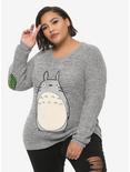 Her Universe Studio Ghibli My Neighbor Totoro Elbow Patch Sweater Plus Size, MULTI, hi-res