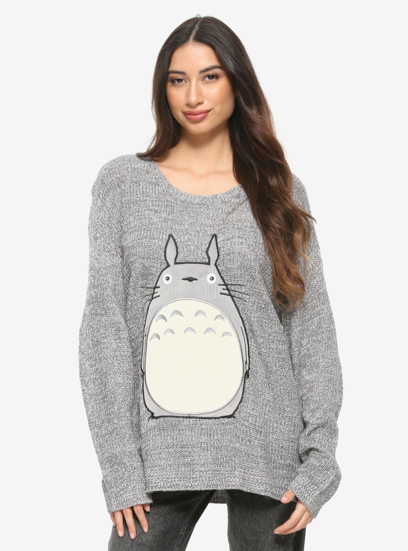 Her Universe Studio Ghibli My Neighbor Totoro Elbow Patch Sweater, MULTI, hi-res