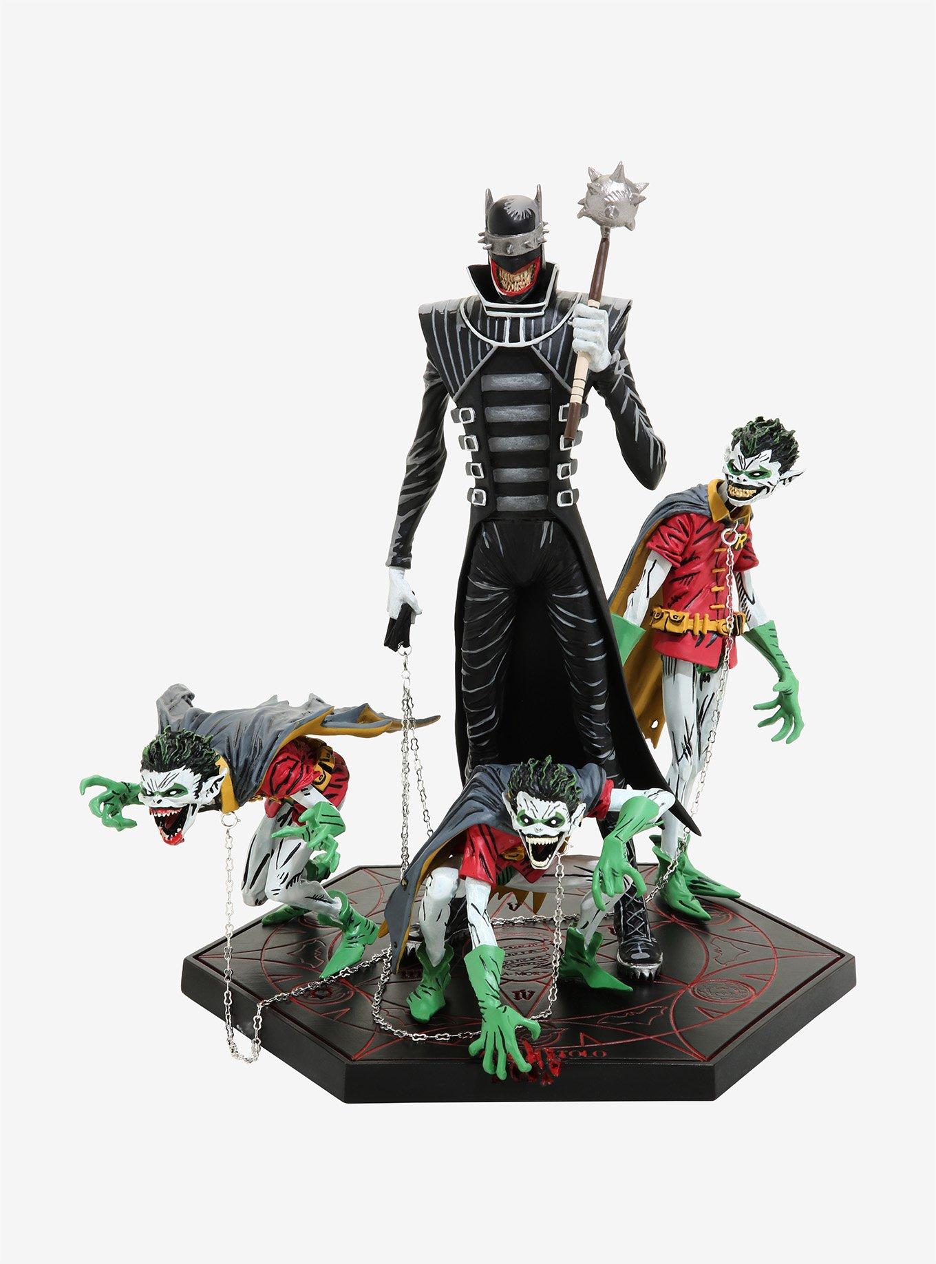 DC Comics Dark Knights: Metal The Batman Who Laughs & Robin Minions Deluxe Statue, , hi-res