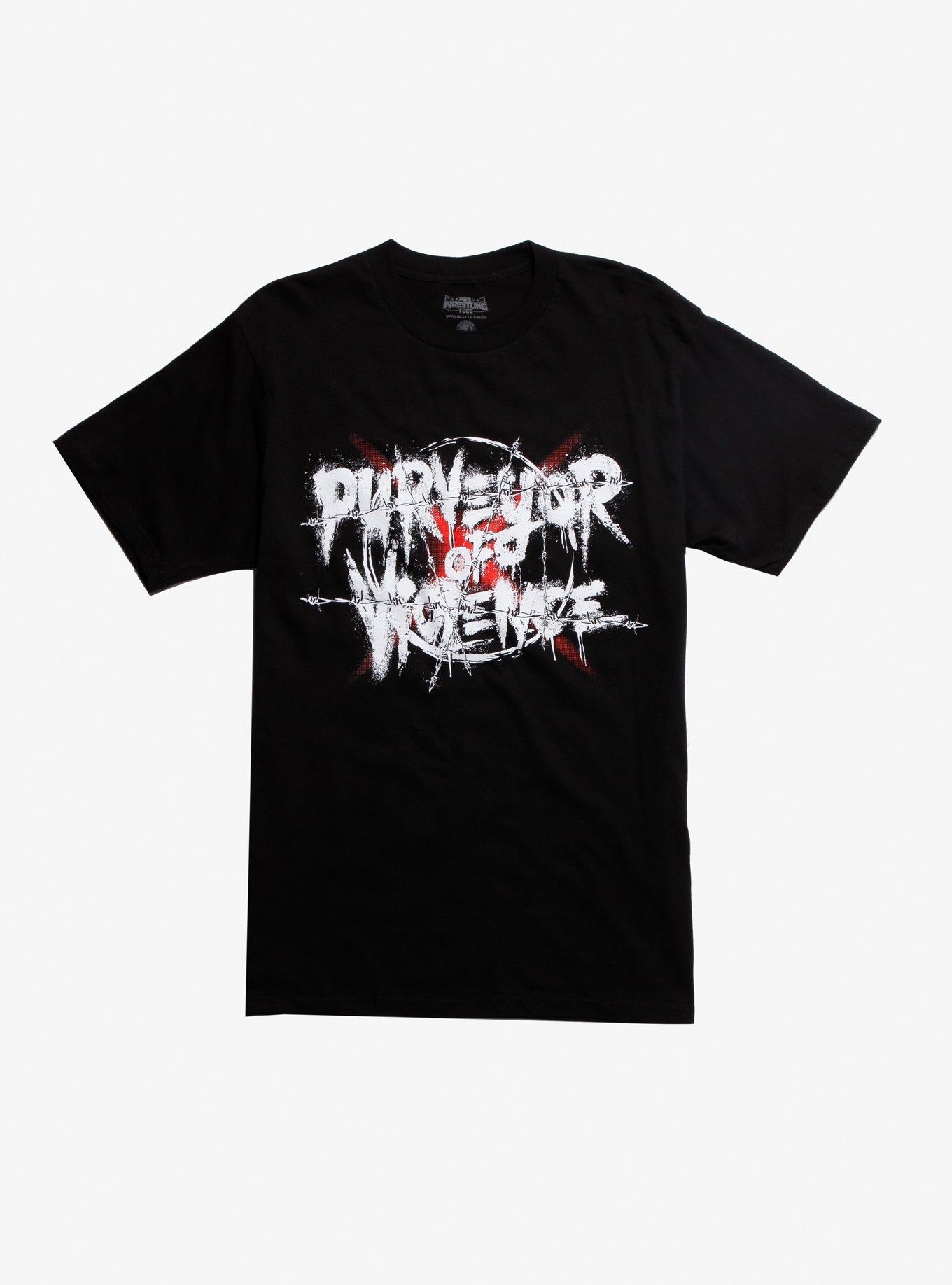 New Japan Pro-Wrestling Jon Moxley Purveyor Of Violence T-Shirt, WHITE, hi-res