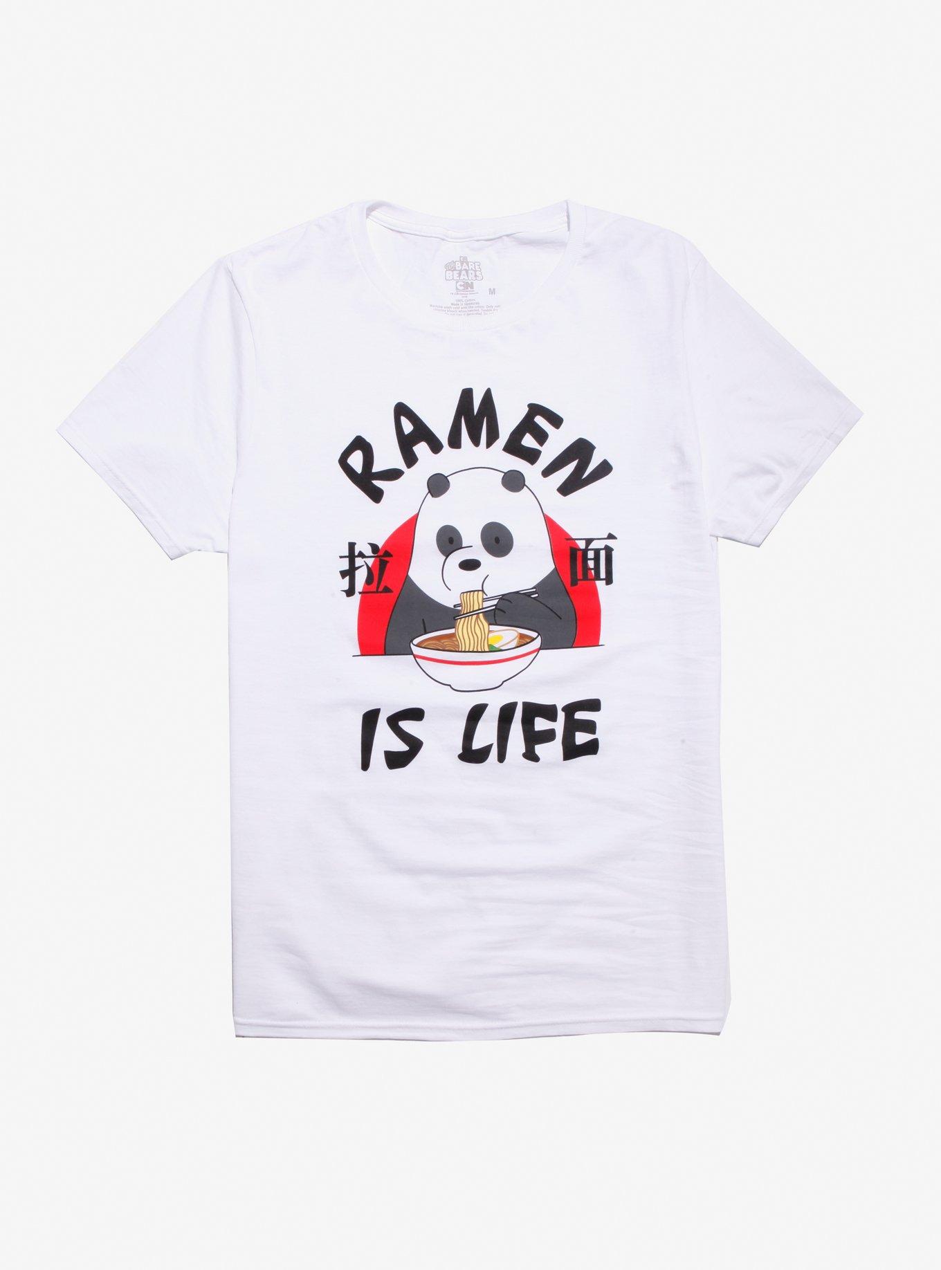 We Bare Bears Ramen Is Life T-Shirt, MULTI, hi-res