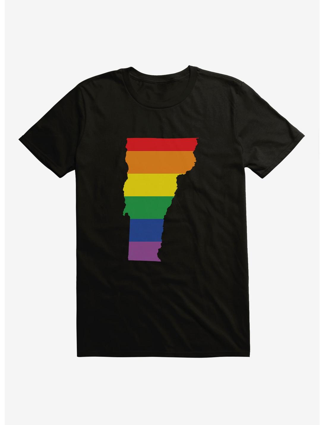 Pride State Flag Vermont T-Shirt, , hi-res