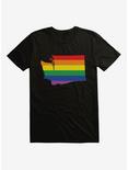Pride State Flag Washington T-Shirt, , hi-res