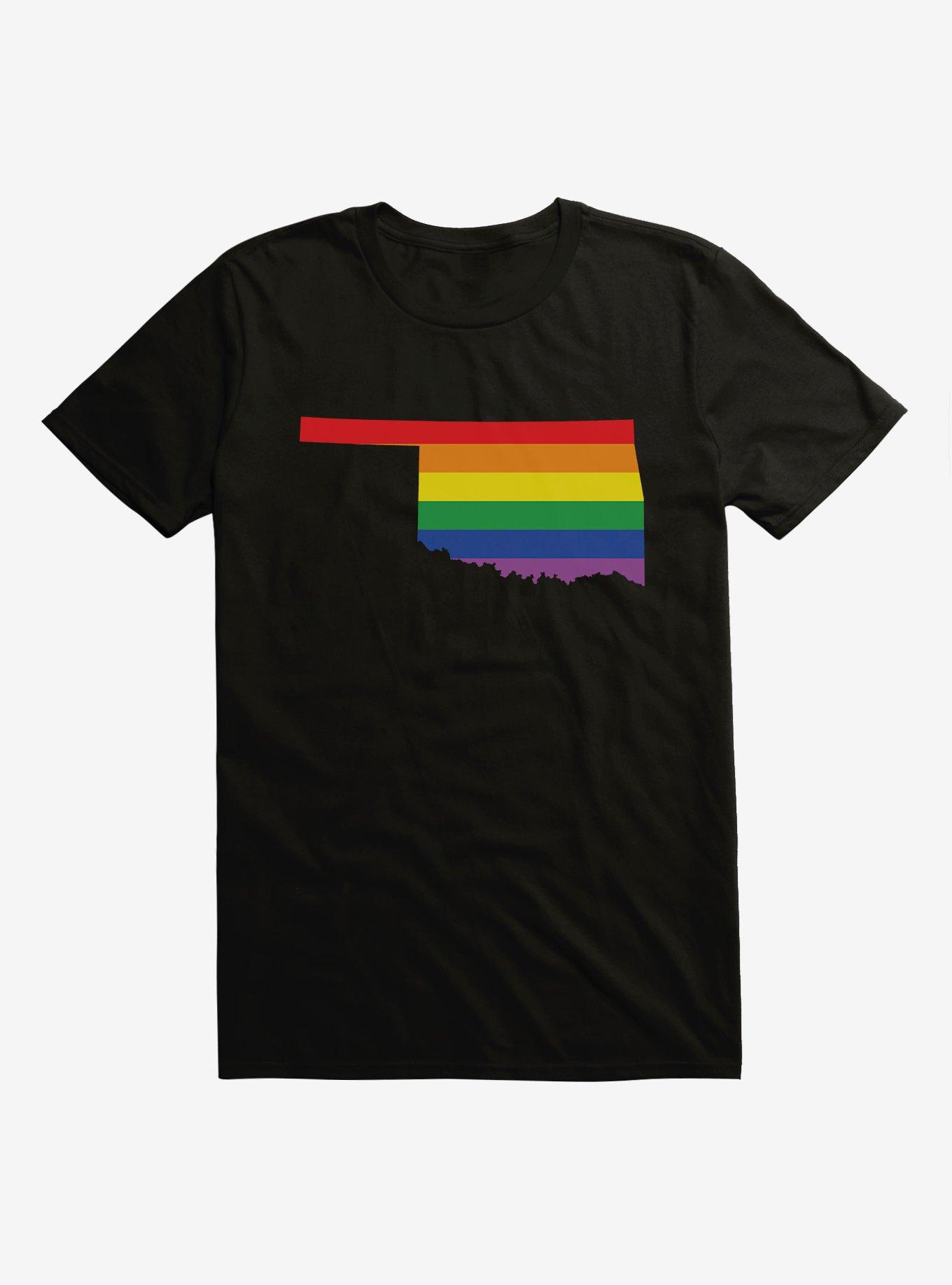 Pride State Flag Oklahoma T-Shirt, , hi-res