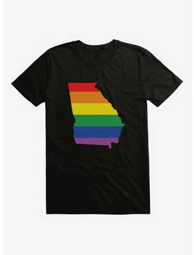 Pride State Flag Georgia T-Shirt, , hi-res