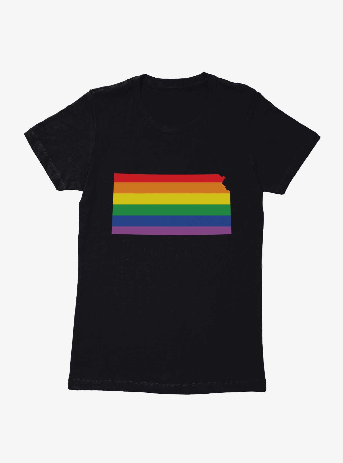 Pride State Flag Kansas T-Shirt, , hi-res