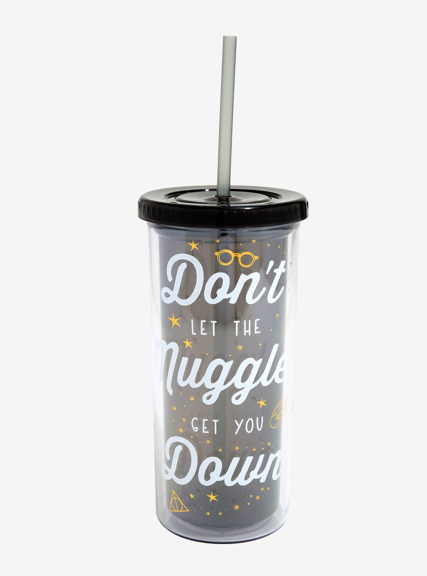 Harry Potter Constellations 20 oz. Foil Cup with Straw