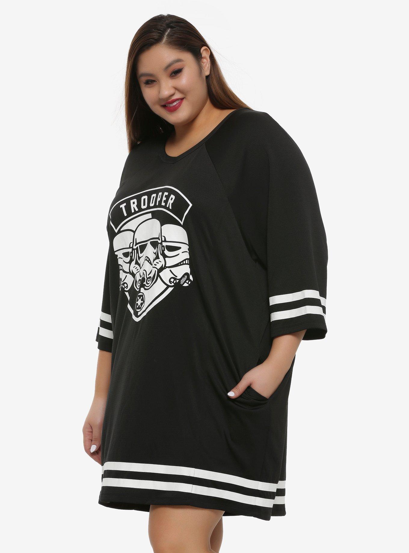 Her Universe Star Wars: The Rise Of Skywalker Stormtrooper Jersey Dress Plus Size, MULTI, hi-res