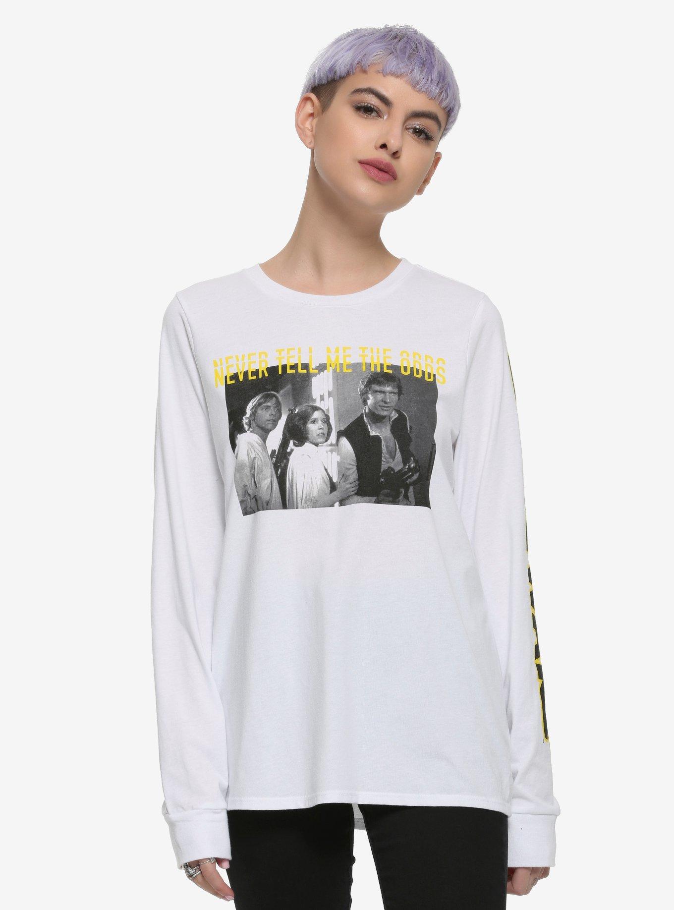 Her Universe Star Wars Never Tell Me The Odds Long-Sleeve T-Shirt, MULTI, hi-res