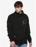 Our Universe Star Wars: The Rise Of Skywalker Knights Of Ren Cowl Neck Pullover, BLACK, hi-res