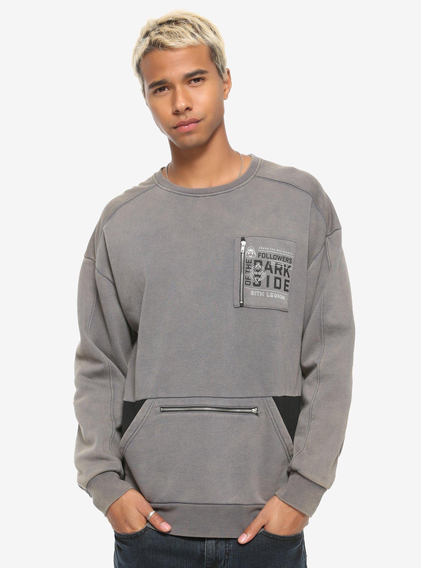 Our Universe Star Wars: The Rise Of Skywalker Knights Of Ren Sith Legion Sweatshirt, BLACK, hi-res view 1