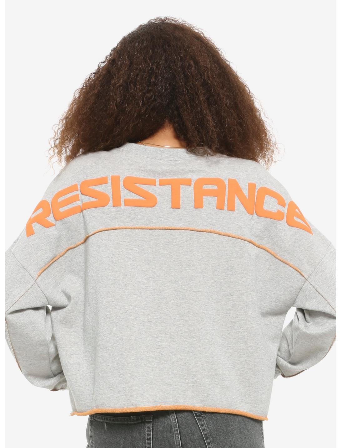 Her Universe Star Wars: The Rise Of Skywalker Resistance Raw-Edge Athletic Jersey, MULTI, hi-res