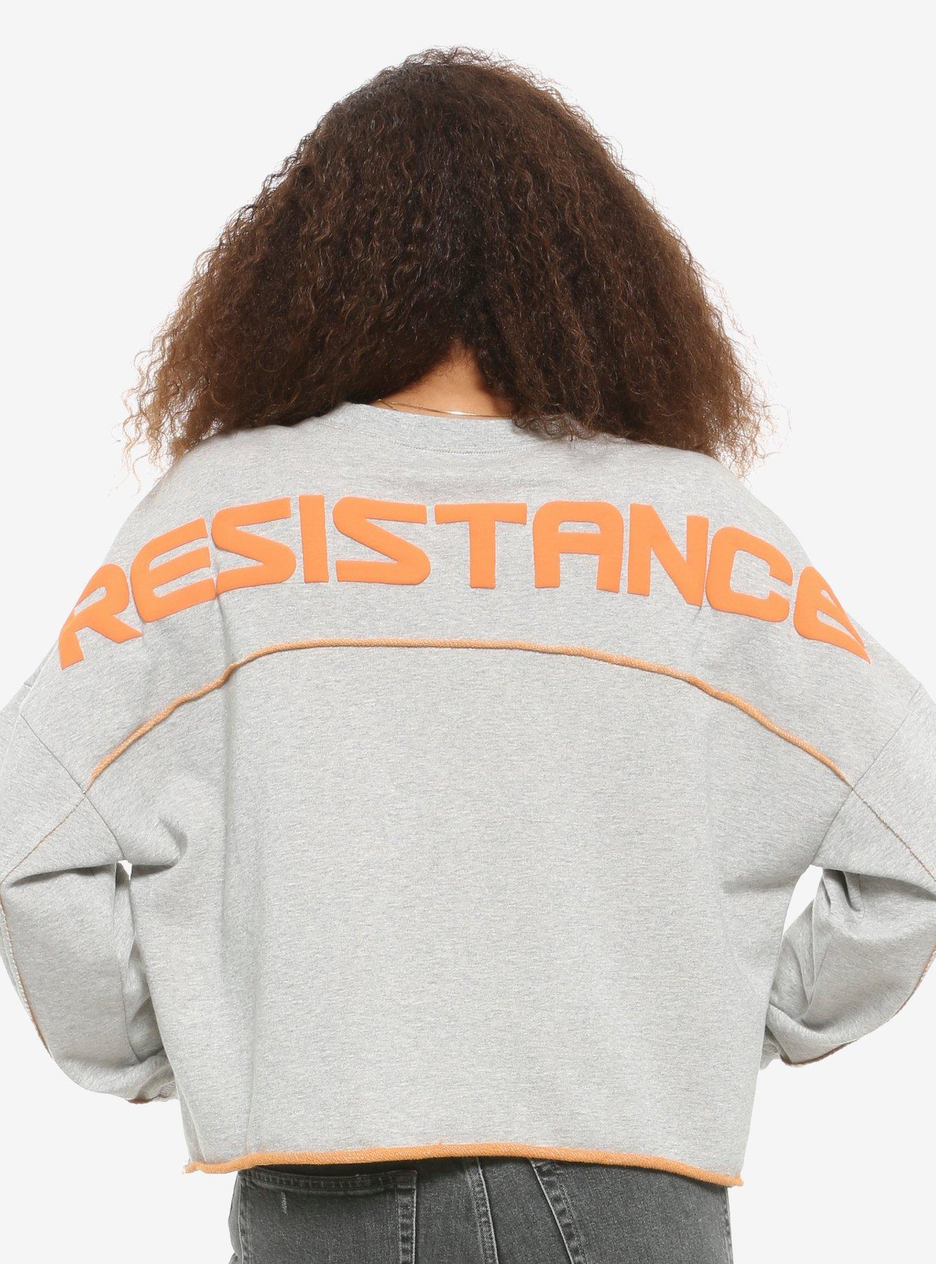 Her Universe Star Wars: The Rise Of Skywalker Resistance Raw-Edge Athletic Jersey, MULTI, hi-res