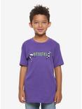 Beetlejuice Sandworm Logo Youth T-Shirt - BoxLunch Exclusive, PURPLE, hi-res