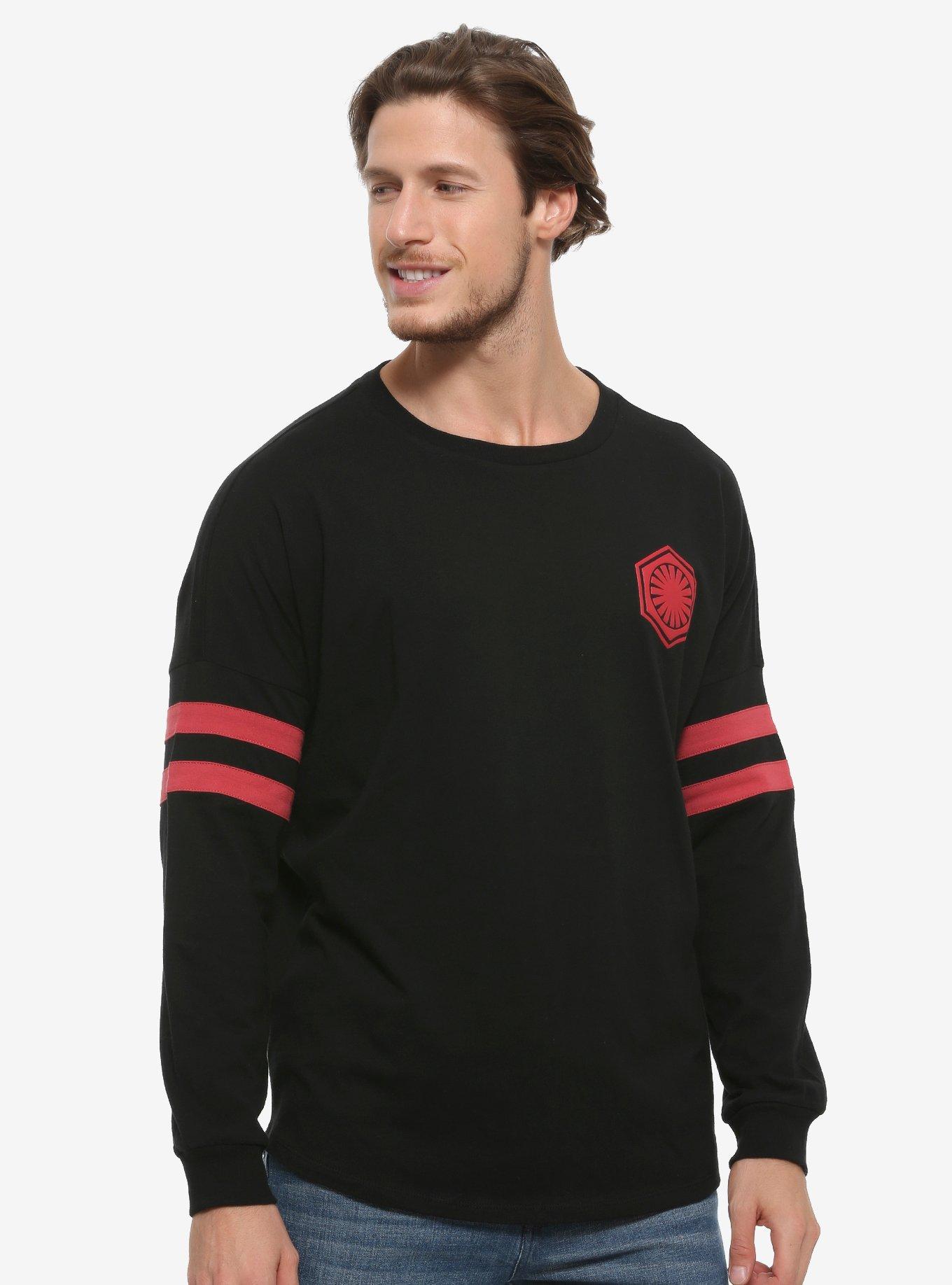 Our Universe Star Wars First Order Hype Jersey - BoxLunch Exclusive, BLACK, hi-res