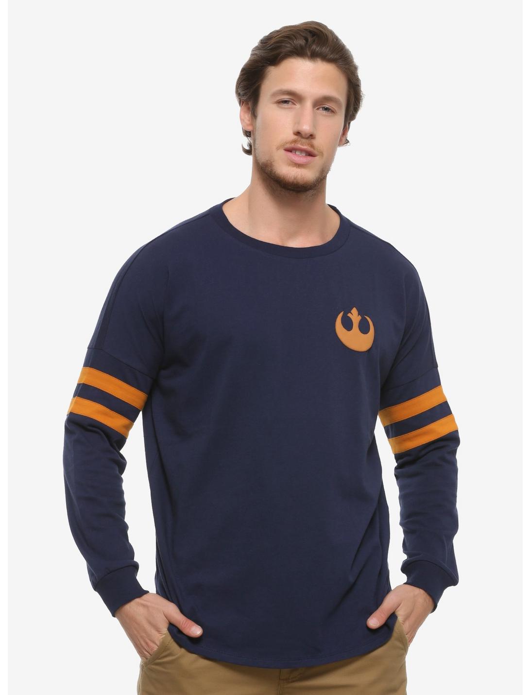 Our Universe Star Wars Jedi Knights Hype Jersey - BoxLunch Exclusive, NAVY, hi-res