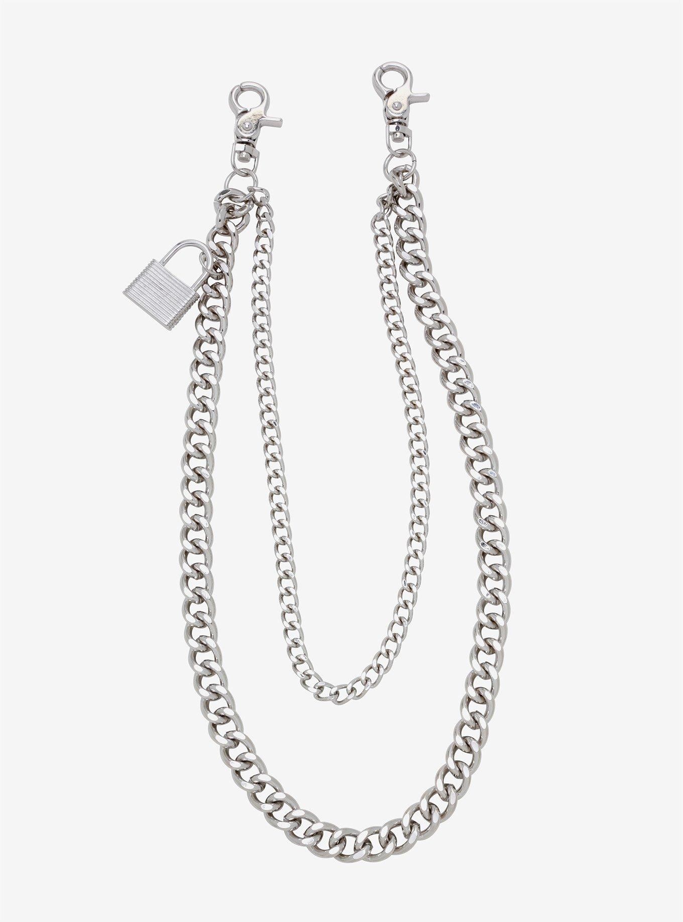 C2H4 - Silver chain for pants R008AC071 - buy with Czech Republic delivery  at Symbol