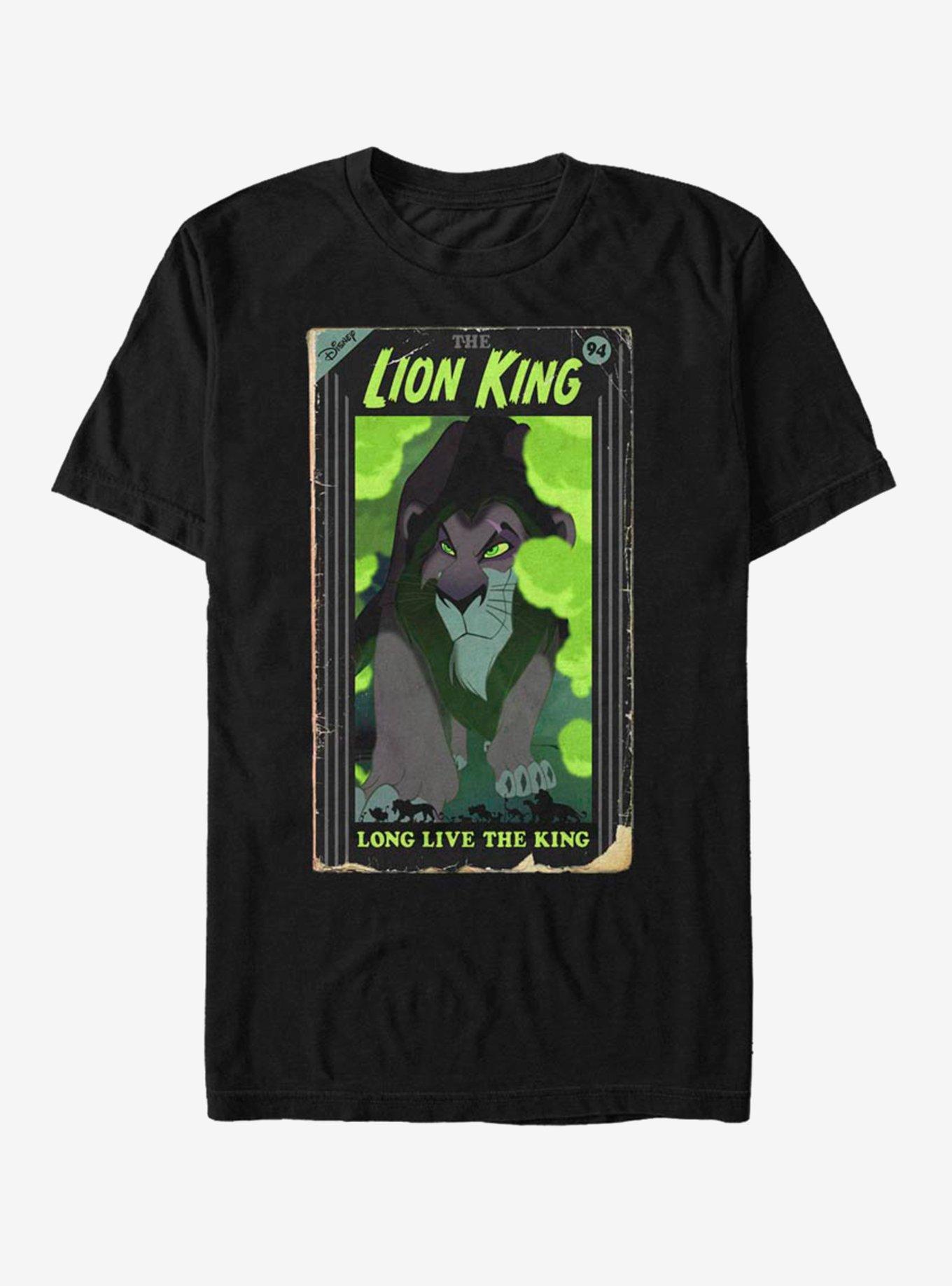 Disney The Lion King Long Live Scar T-Shirt - BLACK | BoxLunch
