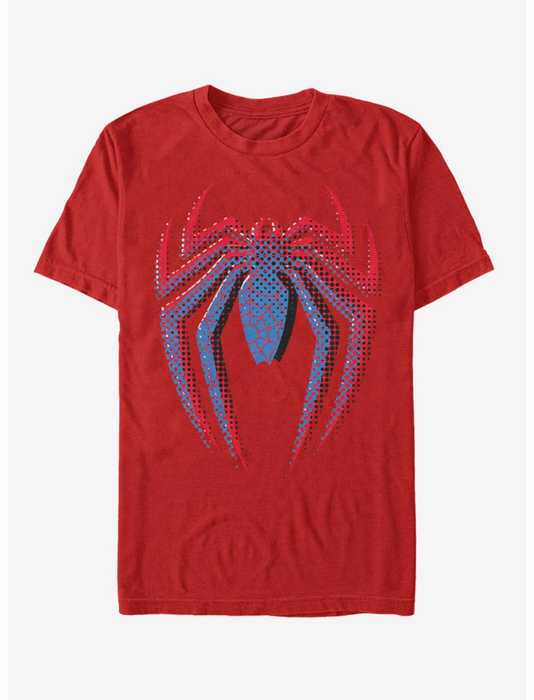 Marvel Spider-Man Layered Logo T-Shirt, RED, hi-res