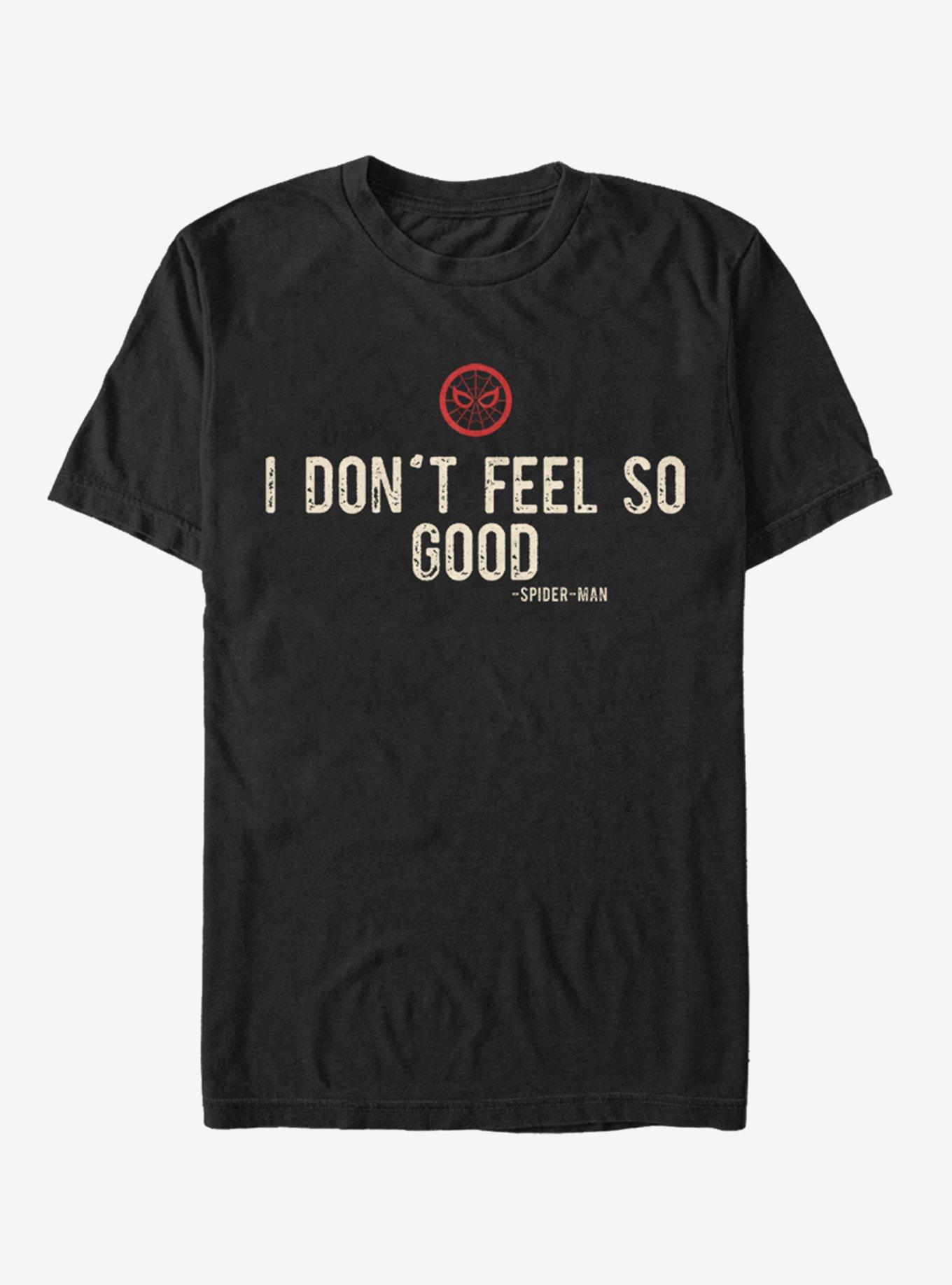 Marvel Avengers: Infinity War Spider-Man Quote T-Shirt, BLACK, hi-res