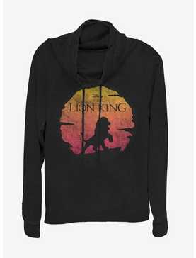 Disney The Lion King Kinged Cowlneck Long-Sleeve Womens Top , , hi-res