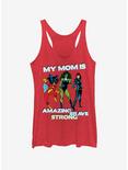 Marvel Women Strong Mom Womens Tank Top, RED HTR, hi-res