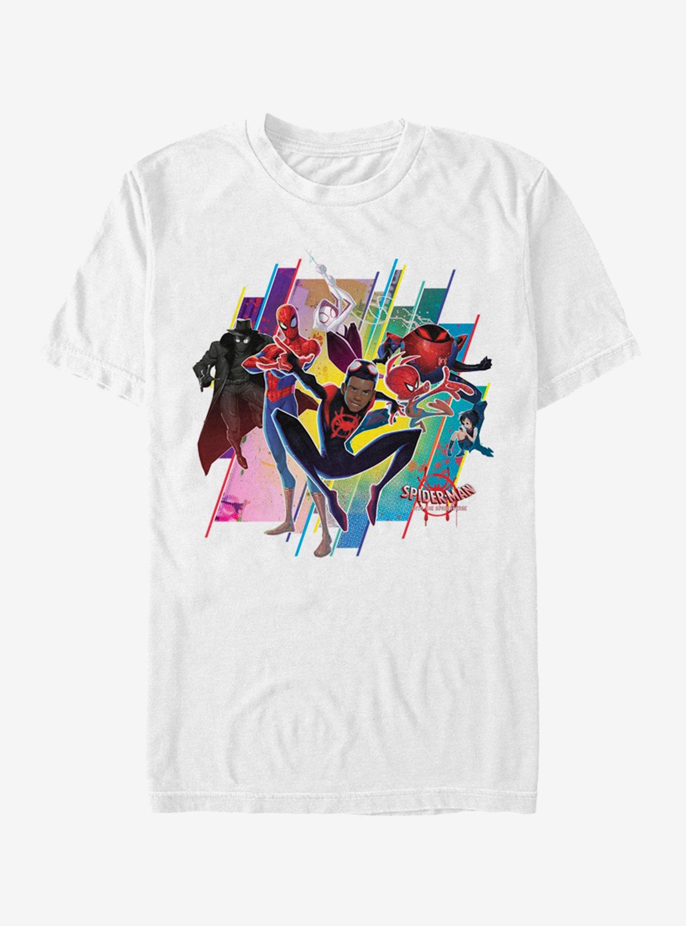 Marvel Spider-Man Spider-Verse Group T-Shirt, WHITE, hi-res